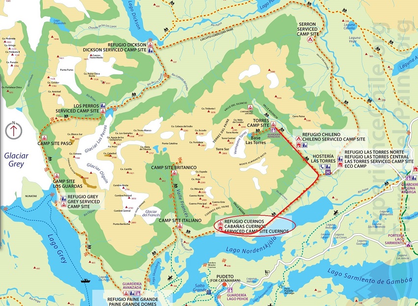 Trek du W, Jour 2